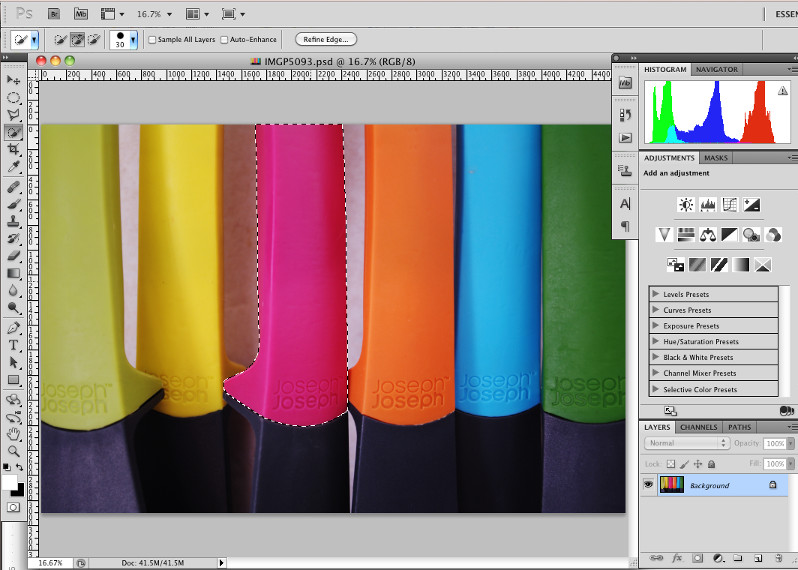 Introduction to the Magic Wand Tool in Photoshop
