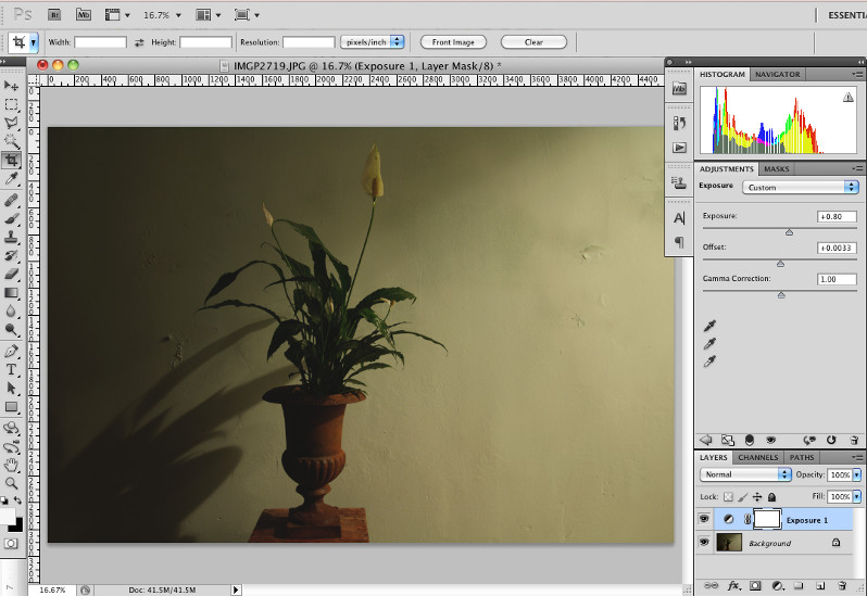 Introduction to Exposure Adjustment Layers in Photoshop