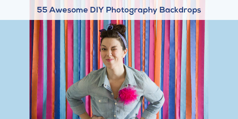 55 Awesome DIY Photography Backdrops