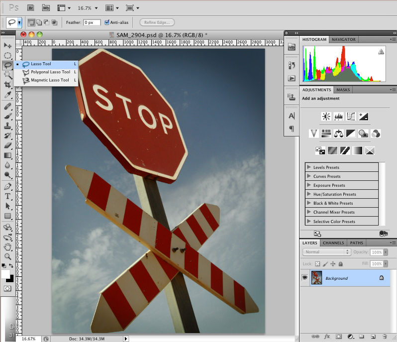Introduction to the Lasso Tools in Photoshop