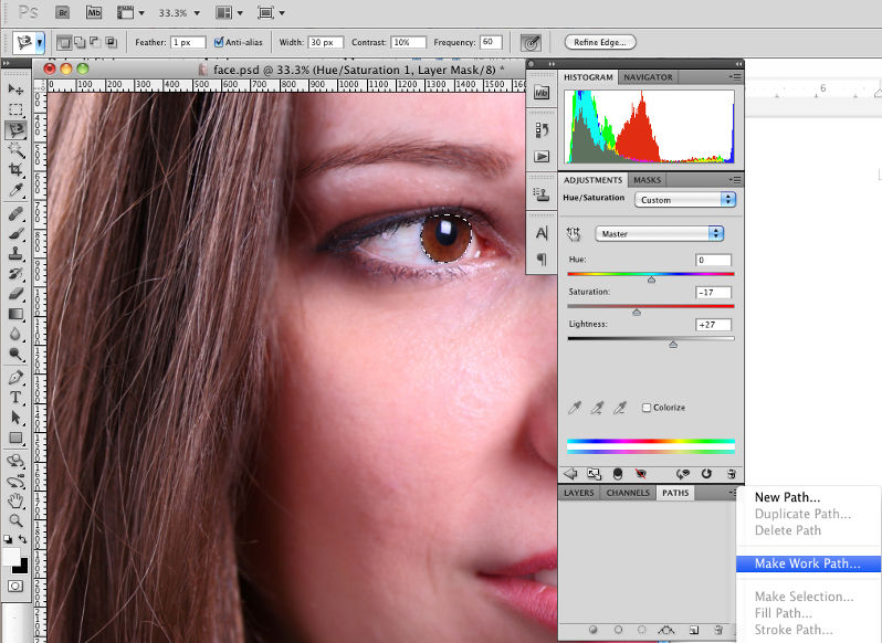 How to Enhance Eyes in Photoshop