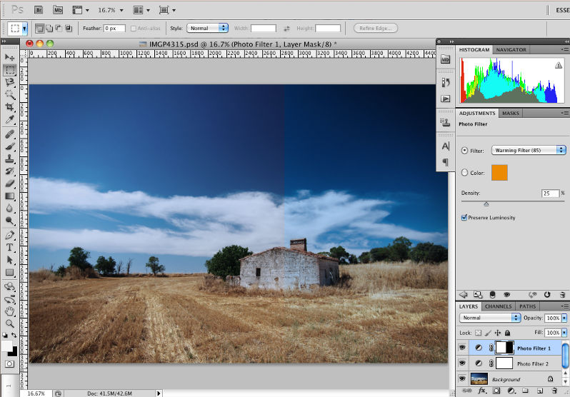 Introduction to Photo Filter Adjustment Layers in Photoshop