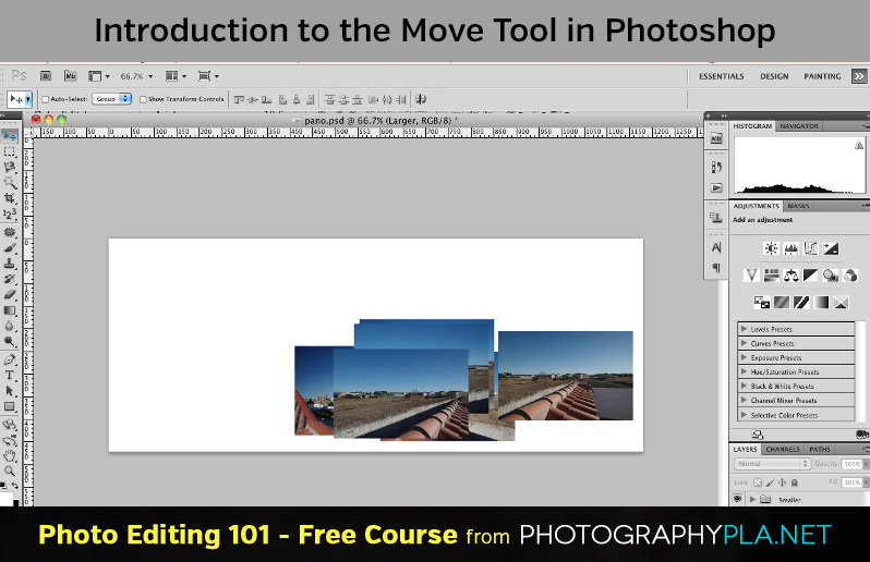 Introduction to the Move Tool in Photoshop