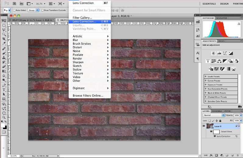How to Hide Common Lens Problems Using the Lens Correction Filter in Photoshop