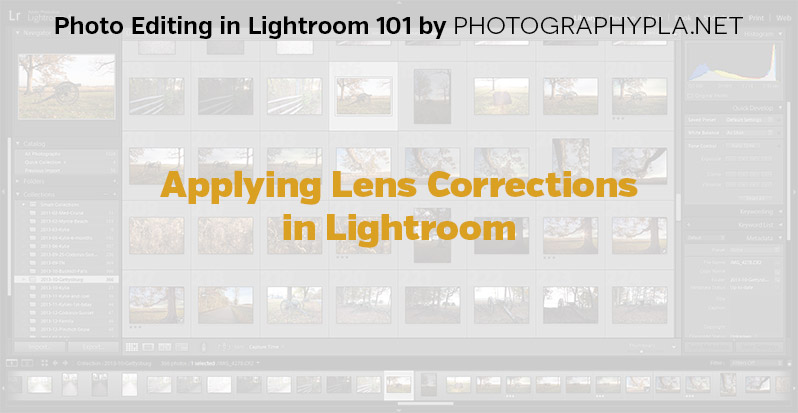 Applying Lens Corrections in Lightroom