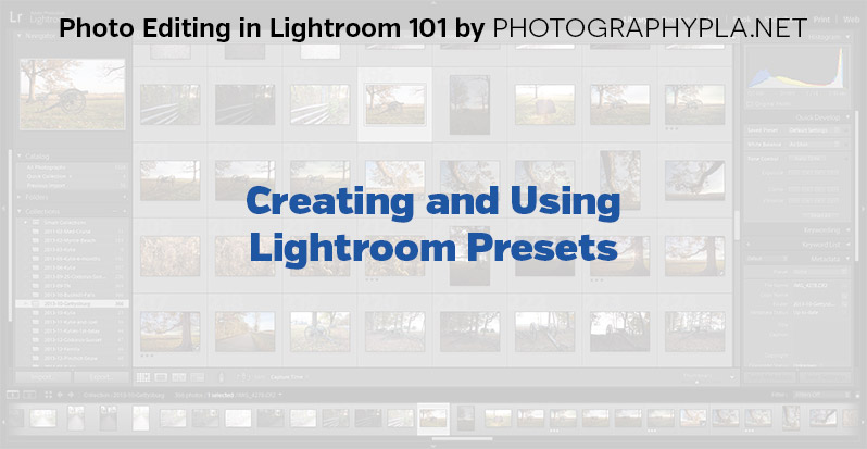 Creating and Using Lightroom Presets