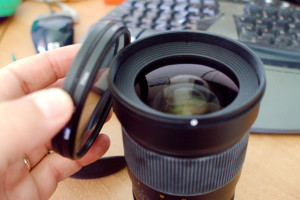 Know your lenses filter ring size.  