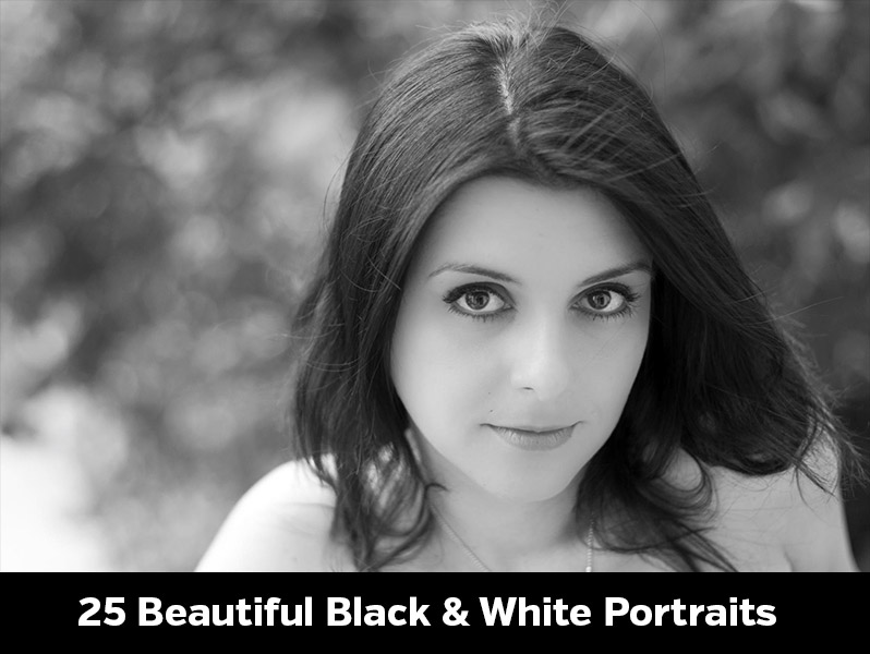 25 Beautiful Black & White Portraits