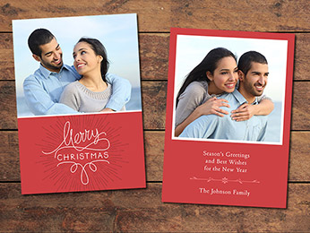 Classic Christmas Card Template