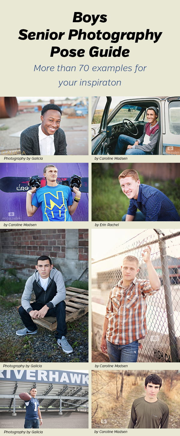 Senior Boys Photography Poses