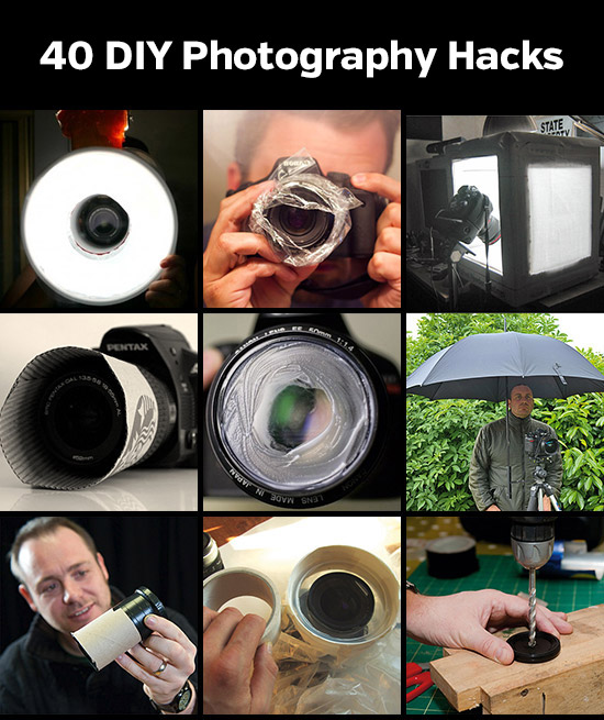 40 Awesome DIY Photography Hacks